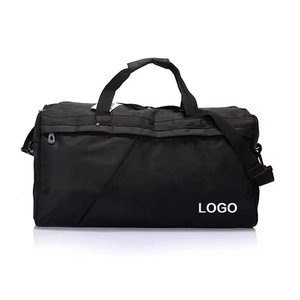 Bolsa de lona Oxford negra de 55x30x26cm, gran capacidad, múltiples compartimentos, cierre de cremallera, asa superior, bolsa de viaje, bolsa de transporte para deportes y gimnasio - Product Image 3