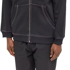 Sudadera con capucha y sudadera para hombre de alta calidad, precio mayorista, con bordado personalizado y estampado en relieve, tallas grandes, ropa masculina en blanco de talla grande - Product Image 6