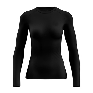 Rashguard personnalisé pour femmes, écologique, en Spandex/Polyester, haute performance, pour entraînement sportif, endurance, gym, yoga, manches longues - Product Image 1
