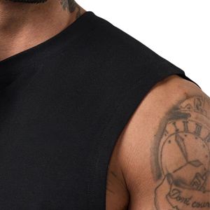 Camiseta Deportiva sin Mangas para Hombre, Negra, para Gimnasio, Entrenamiento, Fitness y Deportes - Product Image 3