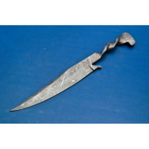 Cuchillo de Cocina Burraq Hecho a Mano, Estilo Medieval, Acero de Damasco Forjado, Hoja Multifuncional, Grosor Personalizado, DIY OEM - Product Image 5