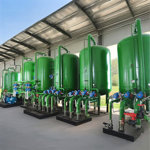 Filtro a sabbia industriale per pozzi d'acqua con sistema di lavaggio inverso per la rimozione di ferro e manganese, per impianti di filtrazione dell'acqua - Product Image 1