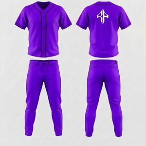 Ensemble de baseball pour homme de haute qualité en 100 % polyester, col en V, impression par sublimation par RIVIAN ATLANTIC - Product Image 1