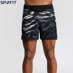 Shorts MMA les plus vendus, en polyester, avec logo personnalisé, shorts MMA pour hommes, fabriqués au Pakistan - Product Image 1