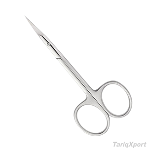 Ciseaux à cuticules professionnels en acier inoxydable, droits et tranchants, les plus vendus en gros, pour manucure, avec logo personnalisé - Product Image 5