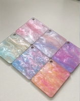 Taille personnalisée 100% vierge feuille acrylique 3mm 4mm 5mm feuille acrylique transparente présentoir