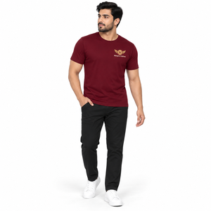 Servicio OEM, Camiseta de Manga Corta Casual para Hombre, 100% Algodón, Sólida, Lavada, Transpirable, de Secado Rápido, Ecológica, Antiencogimiento, Tallas Grandes - Product Image 1