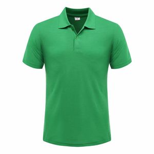 Chemise Homme Rouge à Manches Courtes Coupe Droite Couleur Unie Boutonnée 100% Coton Piqué Tricoté Formelle Respirante Anti-Plis - Product Image 5