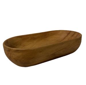 Plateau de service en bois brut fait main de qualité supérieure |   Planche en bois massif naturel pour une présentation de table élégante - Product Image 1