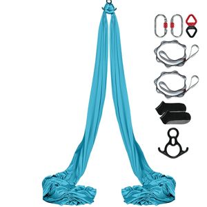 Kit Portatile per Yoga Aereo con Amaca da 11 Metri in Tessuto di Nylon 100gsm e Set Completo di Accessori per Facile Montaggio - Product Image 1