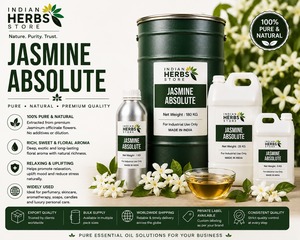 Aceite Absoluto de Jazmín 100% Puro de Calidad de Exportación, para Perfumería Fina, Desarrollo de Fragancias, Aplicaciones Cosméticas Premium, Extracto Solvente - Product Image 1