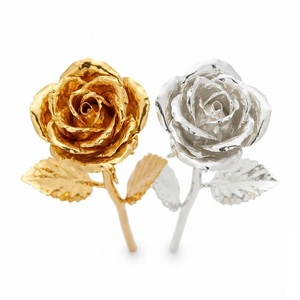 Wholesale 24k Gold Rose Plated Flower Eternal Forever Rose with Luxury <b>Gift</b> <b>Box</b> for <b>Valentine's</b> Day Wedding Anniversary Gifting - Product Image 5
