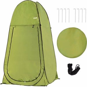 Tenda Doccia Portatile Istantanea da Campeggio 7FT, Spogliatoio Esterno e Riparo Solare, Tenda Toilette Pieghevole per la Privacy - Product Image 1