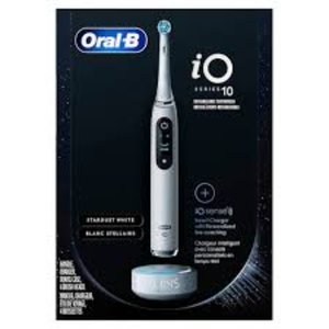 Cepillo de dientes eléctrico recargable Oral-B iO Serie 10 con sensor de presión visible para proteger las encías, temporizador de 2 minutos, 7 configuraciones de limpieza - Product Image 1
