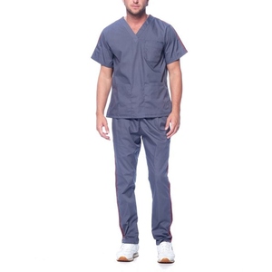 Ensembles d'uniformes médicaux en coton tricoté unisexe pour infirmières, vente en gros 2026 - Product Image 2