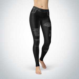 Leggings de yoga et de sport pour femmes, taille mi-haute, élastiques, extensibles, pour la gym, l'entraînement, le fitness et la course à pied, vêtements de sport USA - Product Image 4