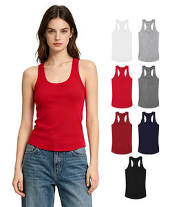 Débardeurs de sport décontractés pour femmes, très élastiques, sexy, dos nu, pour fitness, entraînement et yoga - Product Image 2