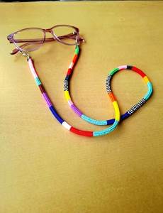 Colorful Embroidered Beaded <b>Lanyard</b> <b>for</b> <b>Keys</b> ID Cards and Badge Holder - Product Image 4