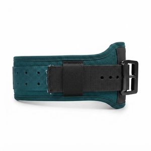 Ceinture de musculation en cuir robuste, respirante et durable, avec soutien lombaire enveloppant, ajustable, pour le sport et le fitness - Product Image 3