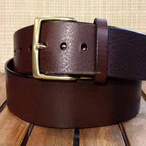 เข็มขัดหนังแท้เรียบง่ายตามสั่งแฟชั่นเข็มขัดลำลองคลาสสิกสำหรับผู้ชายและผู้หญิง - Product Image 5