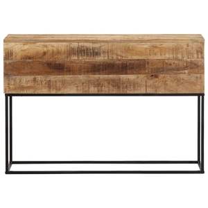 Mesa Consola de Madera de Mango Marrón Sólido, Estilo Rústico con Belleza Natural - Product Image 2