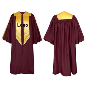 Túnicas de Graduación Mate con Cremallera para Universidad y Colegio, con Birrete, Túnica de Graduación Mate/Brillante Personalizada - Product Image 3