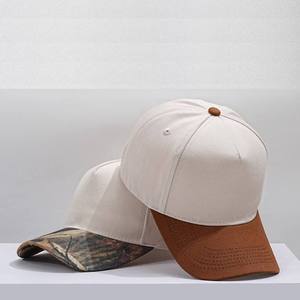 Classic 6-Panel Sporty <b>Baseball</b> <b>Cap</b> Unisex Adjustable Solid Color Twill Cotton Casual Cycling Wear for Adults 58-60CM - Product Image 3