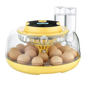 Incubatrice per 18 uova con ispezione LED, girauova automatico, controllo temperatura e umidità, finestra trasparente a 360 gradi, realizzata in PC e PP - Product Image 6