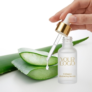 เซรั่มบำรุงผิว ไฮยาลูรอนิค แอซิด คอลลาเจน ปลอบประโลมผิว ฟื้นฟูเกราะป้องกันความชุ่มชื้น รับผลิตแบบ OEM ODM ผลิตภัณฑ์ดูแลผิวสูตรเฉพาะสำหรับแบรนด์ส่วนตัว - Product Image 1