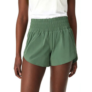 Top Quality High Waist Women Shorts Summer Casual Sports Running Shorts Breathable Outdoor Workout Ladies Shorts Cheap Price - Product Image 6