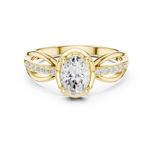 Ultimate jewels Bague de proposition en moissanite en or 10 carats pour femme - Product Image 2
