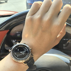 Montre automatique de luxe pour homme C+ Sk Factory, haute qualité, bracelet en cuir, mode, 44 mm, décontractée, verre saphir étoilé - Product Image 2