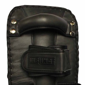 Best Quality Custom Logo Martial Arts Kick <b>Shield</b> Wholesale Taekwondo Curved Foot Target Punching Pad Durable Leather Thai Pads - Product Image 6