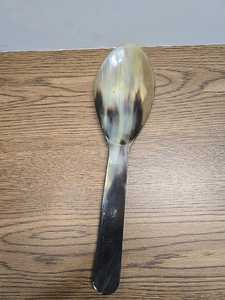 Juego de Cubiertos para Ensalada de Cuerno de Búfalo, Tenedor y Cuchara, Ecológico, Hecho a Mano, Natural, Pulido, Duradero, Tema de Ángel, Decoración para el Hogar - Product Image 6