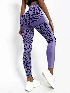 Leggings Deportivos para Mujer, Cintura Media, Color Sólido, Largos, Elásticos, Transpirables, para Yoga, Running, Entrenamiento, Ropa Deportiva Personalizada para Gimnasio - Product Image 5