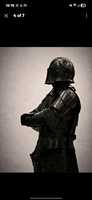 Armure complète de chevalier médiéval noire artisanale avec casque et cape |   Costume d'armure gothique portable pour cosplay et reconstitution historique