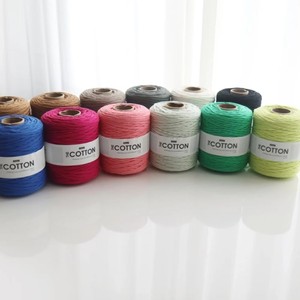 500 grams yarn The Cotton Coma Cotton Crochet Yarn for Hand Knitting 200g Cone hand dye speckled yarn - Product Image 5