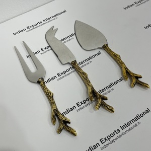 Kit de couverts en acier inoxydable avec manche en bois de cerf, design de luxe, portable, léger, compatible lave-vaisselle et congélateur (cuillère/fourchette/couteau/baguettes) - Product Image 6