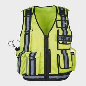 Golden Weather Men's Tactical <b>Hi</b>-Viz Polyester <b>Jacket</b> <b>Dog</b> Handler Reflective Safety Guard Uniform - Product Image 2
