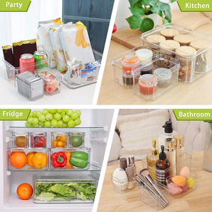 7-Piece Airtight Fridge <b>Storage</b> <b>Container</b> Set for <b>Kitchen</b> Organization BPA-Free Food <b>Storage</b> Boxes with Lids Stackable. - Product Image 3