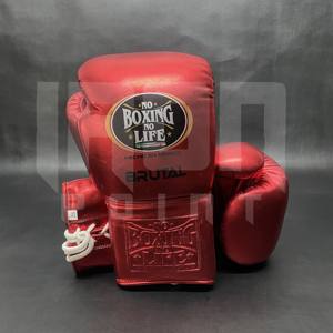 ถุงมือชกมวยหนังวัวแท้คุณภาพสูงแบบผูกเชือก ยี่ห้อ No Boxing No Life  บุหนา 4 ชั้น ระบายอากาศได้ดี ซึมซับความชื้น - Product Image 5