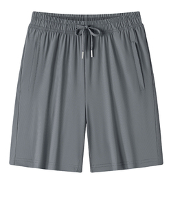 Shorts décontractés en coton pour hommes de qualité supérieure 2026 – Taille et couleur personnalisables, devant plat, fermeture à cordon, grandes tailles - Product Image 1