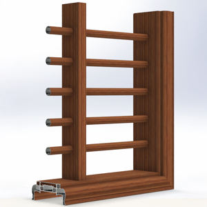 แผงรั้วอะลูมิเนียมซีรีส์ 6000 ออกแบบตามสั่ง พร้อมการตัดด้วยเครื่อง CNC ความแม่นยำสูงและการเคลือบผิว - Product Image 1