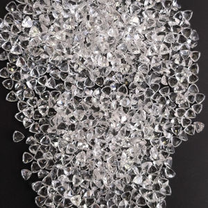 โทแพซสีขาวธรรมชาติ 3.5 มม. ทรงทริลเลียนคัต คุณภาพดีที่สุด สำหรับทำเครื่องประดับ - Product Image 1