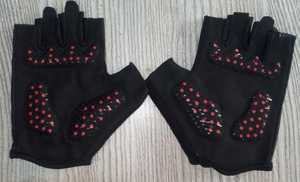 Nuevos guantes deportivos de cuero para ciclismo, guantes de medio dedo transpirables de secado rápido, ligeros, antideslizantes, duraderos, unisex, para bicicleta de montaña, gimnasio, hogar - Product Image 6