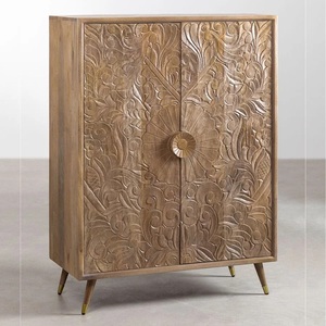 Vandana Hexa Terra - Mueble de Madera Tallado a Mano - Product Image 2