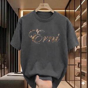 Camisetas de Alta Gama 100% Algodón para Hombre, Impresión DTF Personalizada, Suaves y Cómodas, Estilo Diseñador, Camiseta Casual al por Mayor - Product Image 6