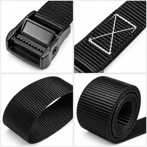 Sangle de fixation à boucle cam 38 mm en polyester 450 kg sans crochet pour la logistique, la sécurisation des marchandises, usage intensif, fournisseur OEM, usine - Product Image 4
