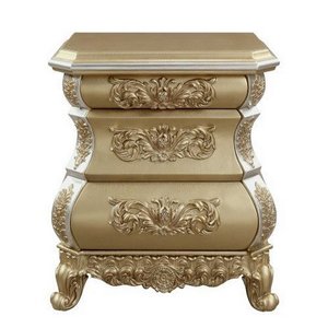 Classic Nightstand Made Of Solid Mahogany Wood High Quality With Carved For Bedroom Furniture - Product Image 2