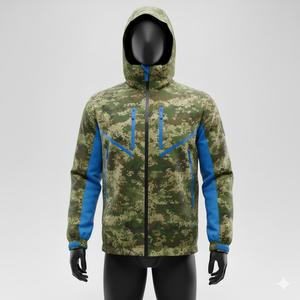 Chaqueta de Caza con Camuflaje de Animales de la Selva, Hecha a Medida, Transpirable, Ligera, Cómoda, con Cierre - Product Image 1
